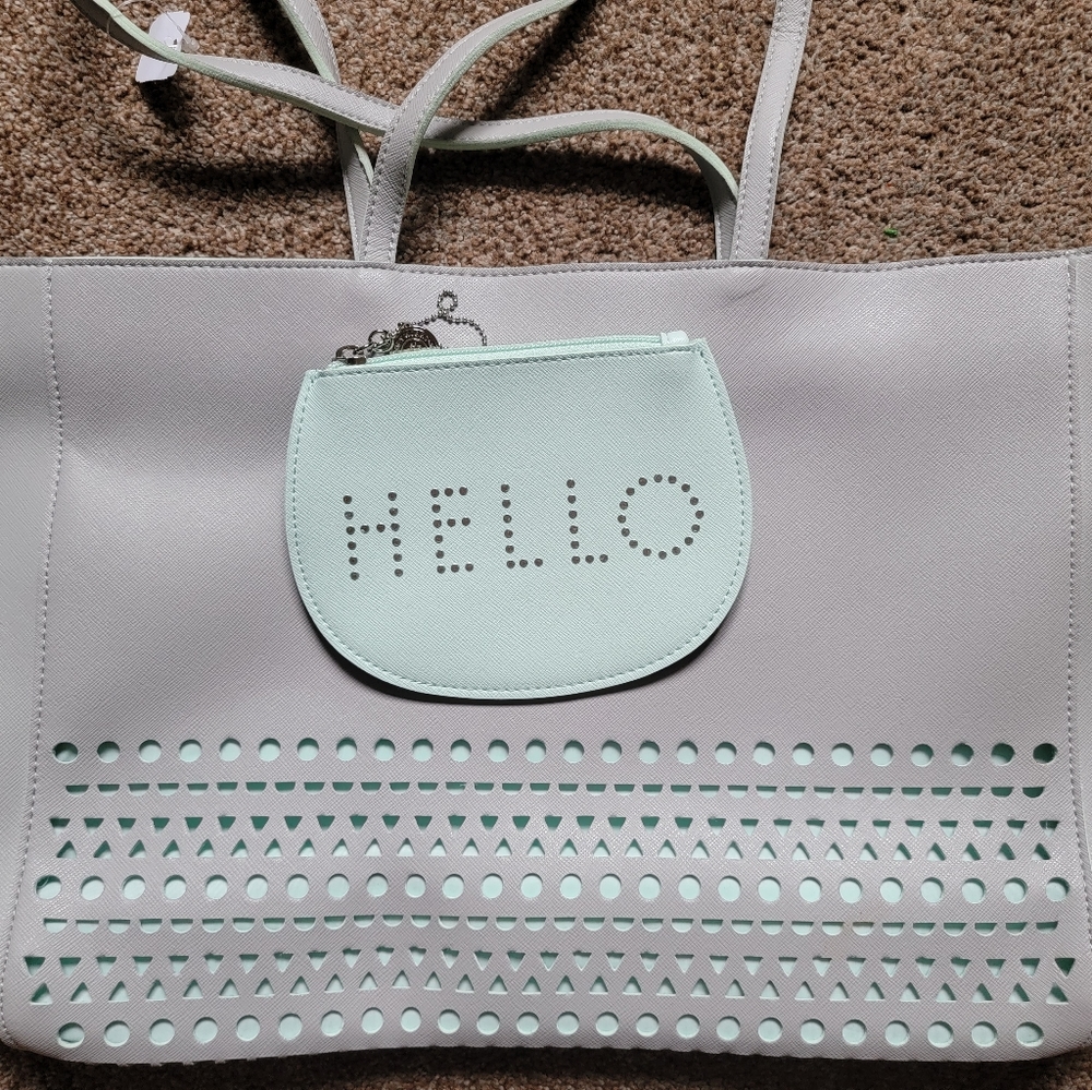 Bath and Body Works tote bag with a small bag